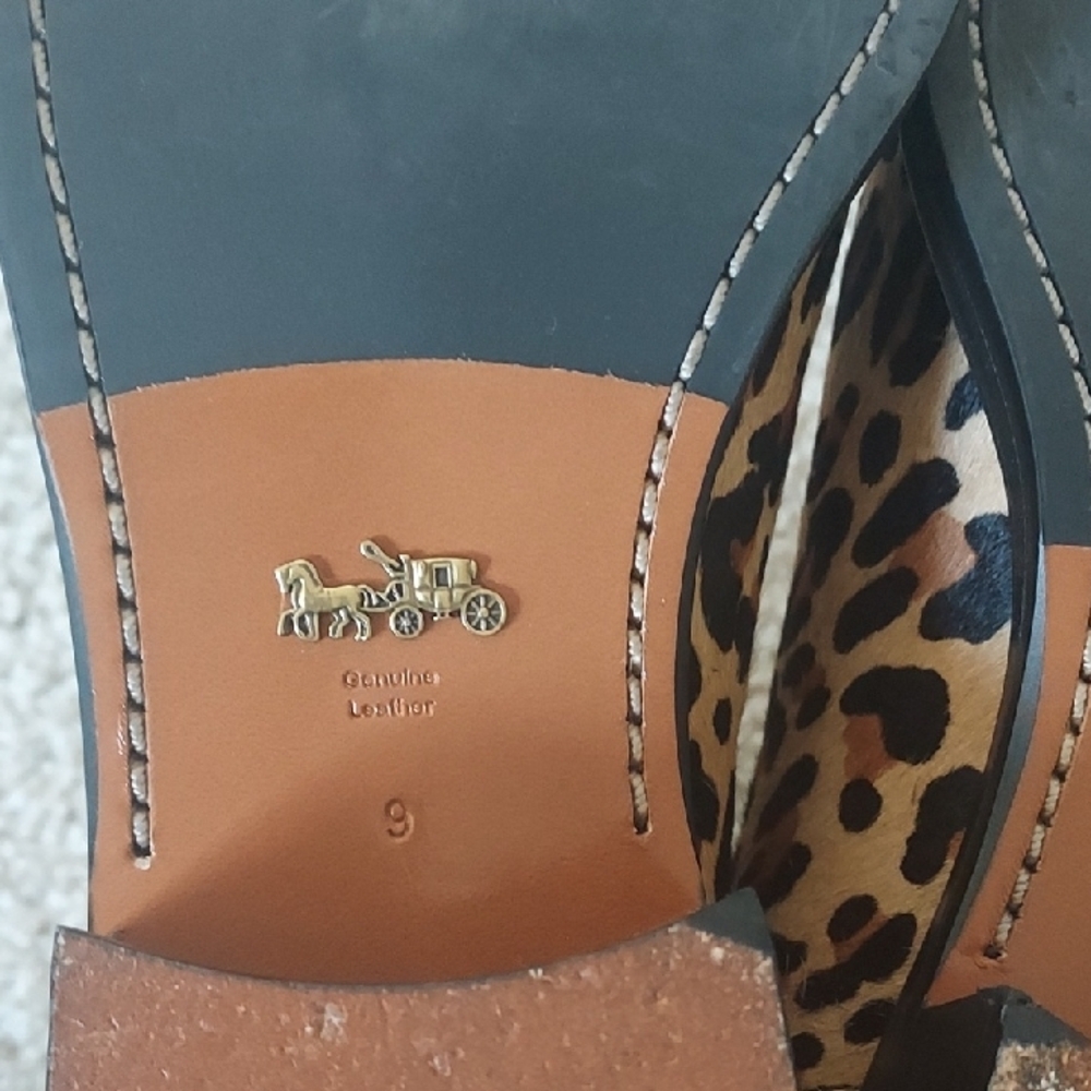 Coach Leopard Print Ankle Boots - Picture 7 of 12